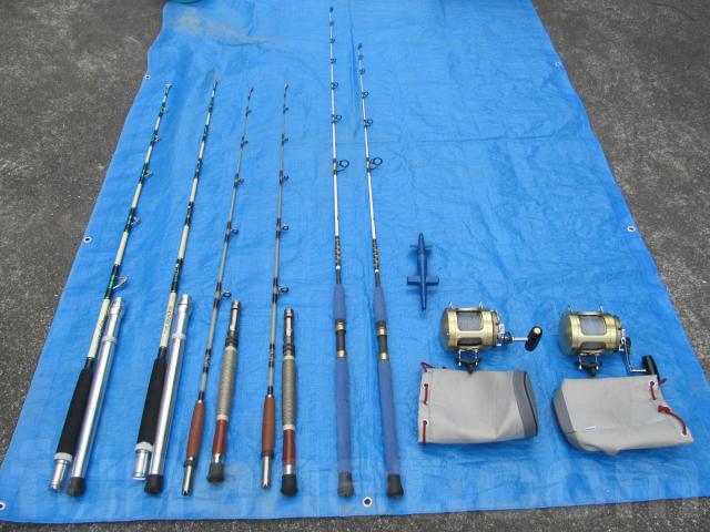 レイクトローリング用ロッド 4ピース振り出し カーボン トローリング用