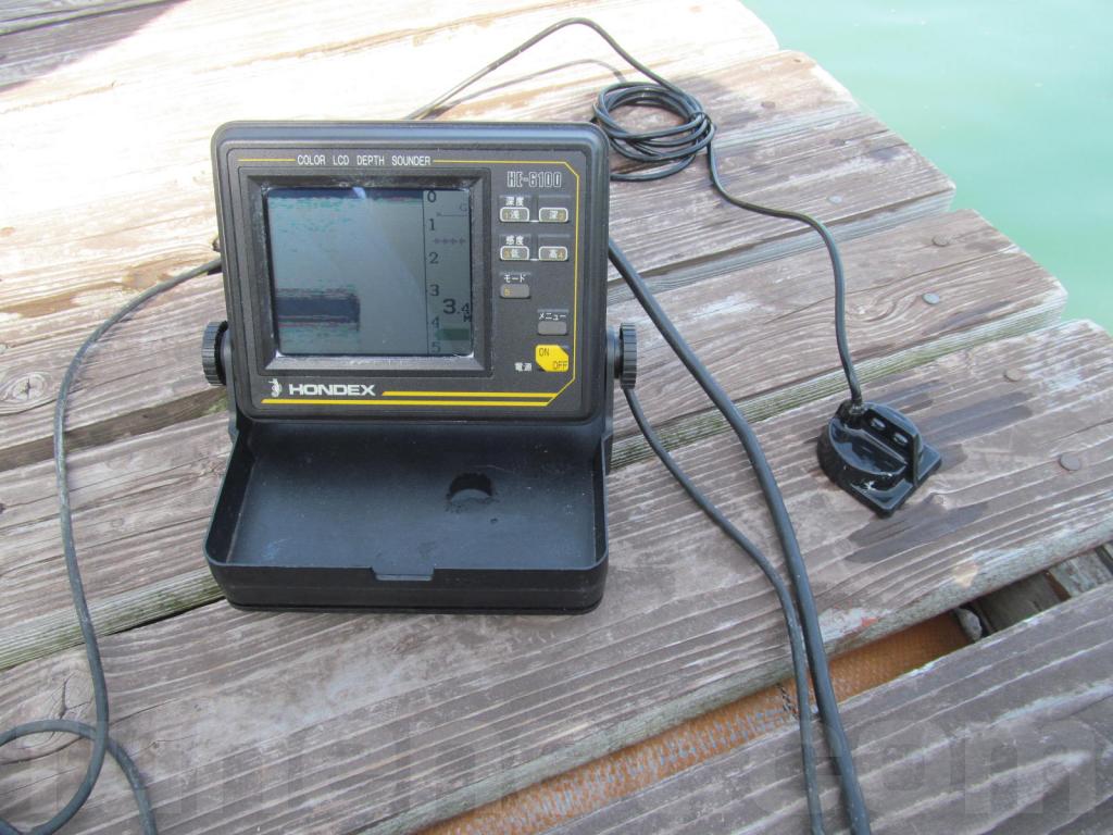 HONDEX ホンデックス ポータブル 魚群探知機 HE-6100 乾電池式 ホンデックス ポータブル魚探 HE-6100 HONDEX 魚探 乾電池式ポータブル