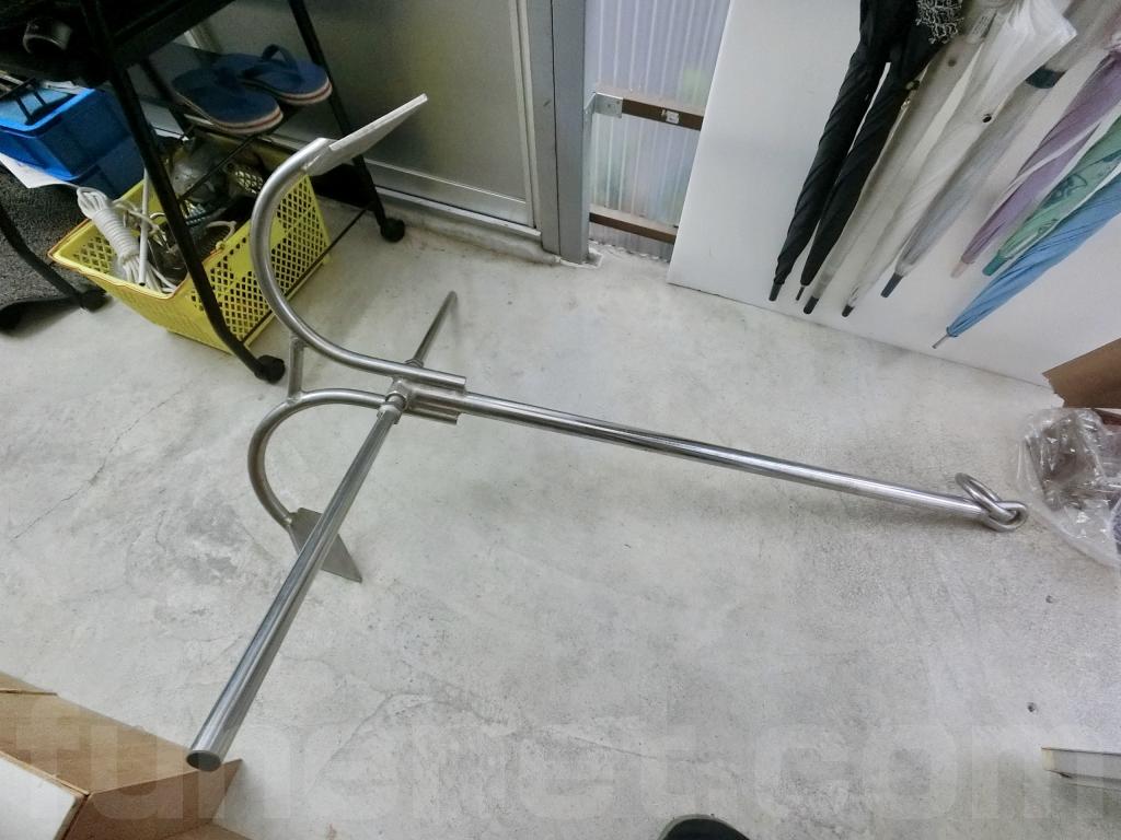 残り1つ】ステンレス アンカー 錨 船具 約20kg