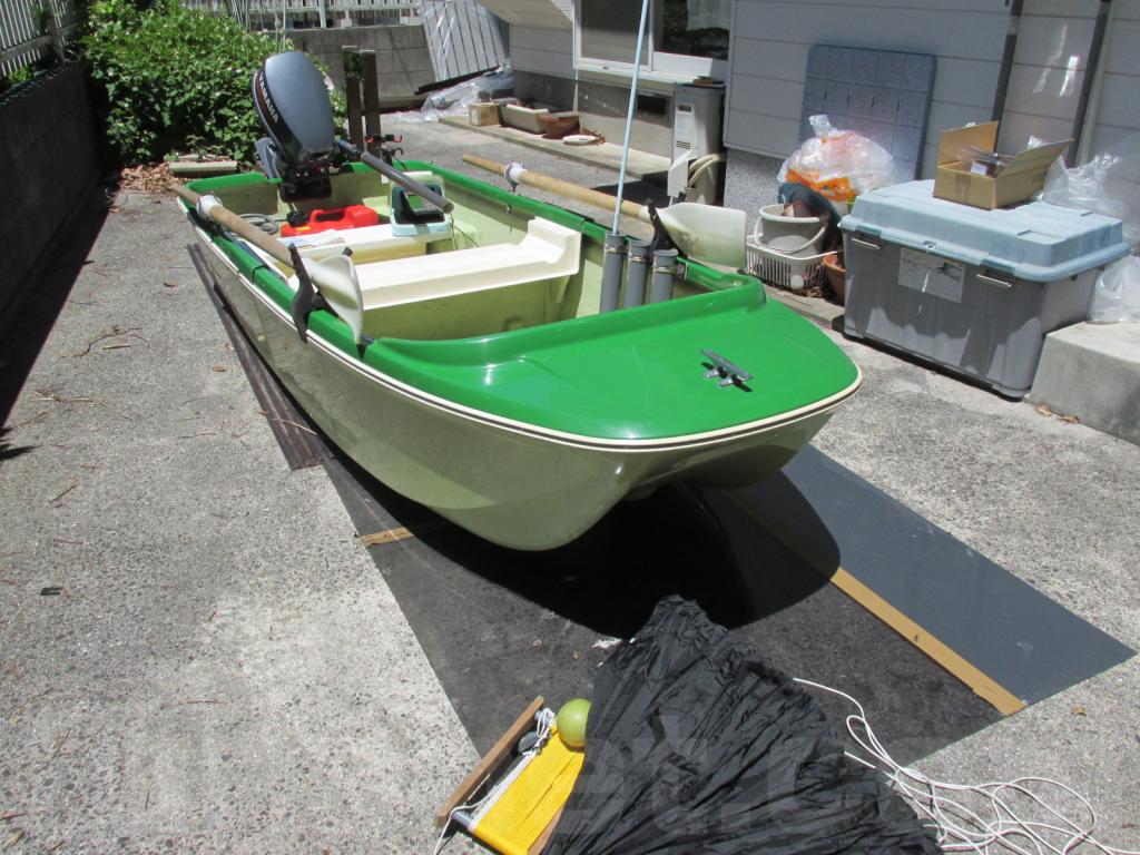 ２馬力ボート  YAMAHA 釣りっこ太郎　２馬力ボート + 魚探セット重量は把握されてますか