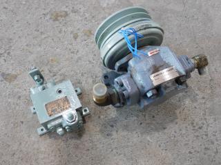 内田油圧機器工業 油圧ポンプ(電磁クラッチ、流量調整切換弁付き)