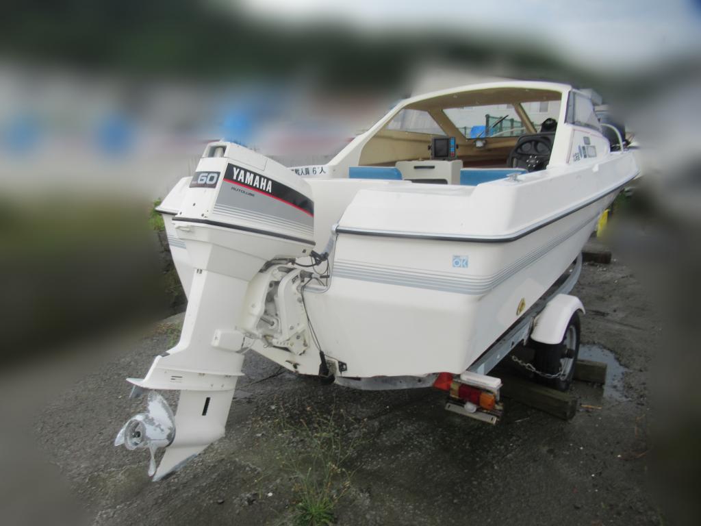 ヤマハ ボート SR17 スターエース 60馬力 ボートトレーラー付き