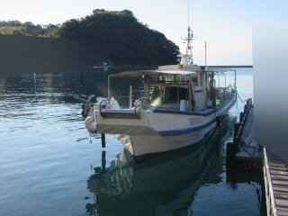 【新作入荷!!】  太陽造船鉄工 船ネット | 鰆流し網漁船53ft 絵画